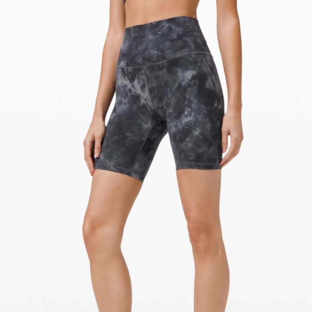 Lululemon Align Short 8" *Diamond Dye - Diamond Dye Pitch Grey Graphite …
